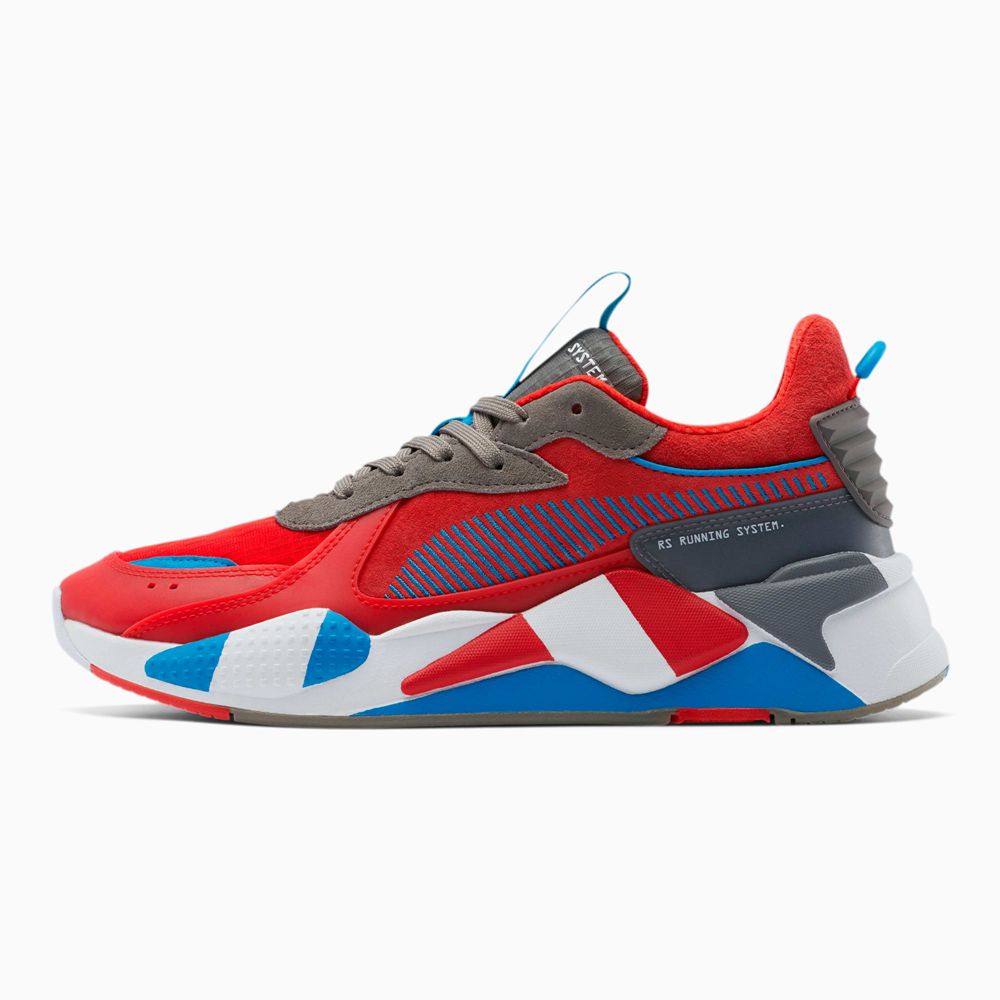Puma RS-X Retro Férfi Sportcipő - Piros/Szürke/Sötétkék ( Hungary - JNSLG5138 )